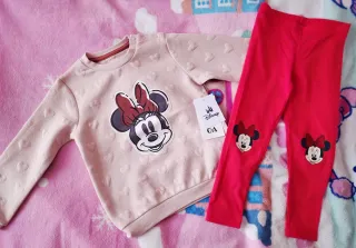 4 AÑOS CONJUNTO niña MINNIE MOUSE DISNEY C&A NUEVO