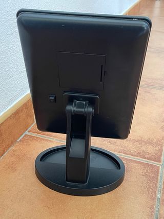 Espejo Táctil HANDSUN Negro/Plateado