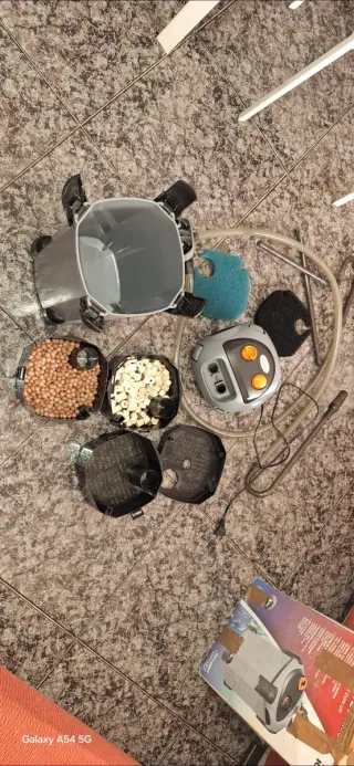 Filtro externo acuario + accesorios