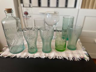 Lote Coca-Cola: Bottiglia e Bicchieri