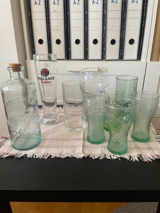 Lote Coca-Cola: Bottiglia e Bicchieri