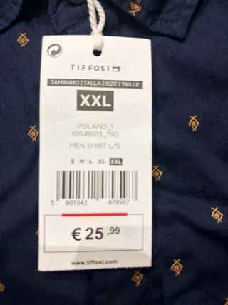 Camisa Tiffosi Slim Fit Hombre