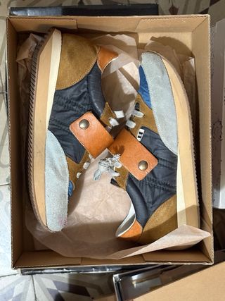 Zapatos Beatriz Furest Marrones y Azules