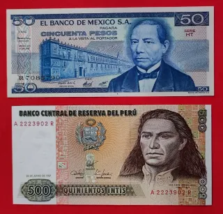 Lotto 10 Banconote Americane 1981-1995 Nuove