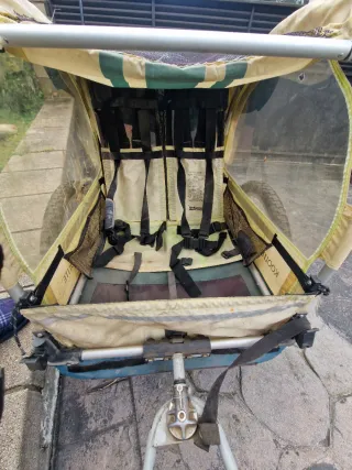 Remolque aluminio para niños