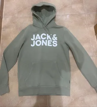 Sudadera Jack & Jones Talla S Verde Oliva