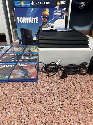 Lote PS4 Pro + PS3 + Mandos y Juegos