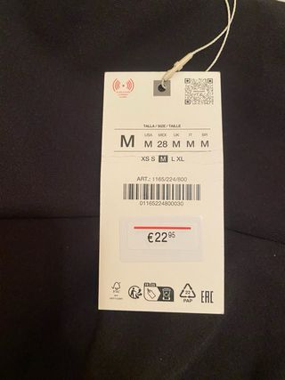 Falda pantalón de Zara