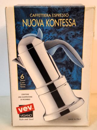 Cafetera Espresso Vev Vigano Nuova Kontessa 6 Taza