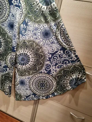 Vestito lungo fantasia tipo pantaloni nr 149
