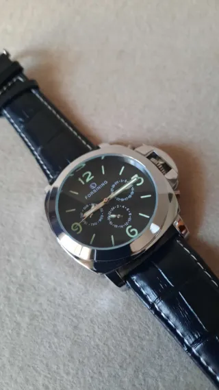 Orologio automatico uomo Forsining nero/argento