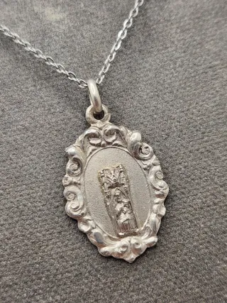 Medalla Plata de Ley Ovalada