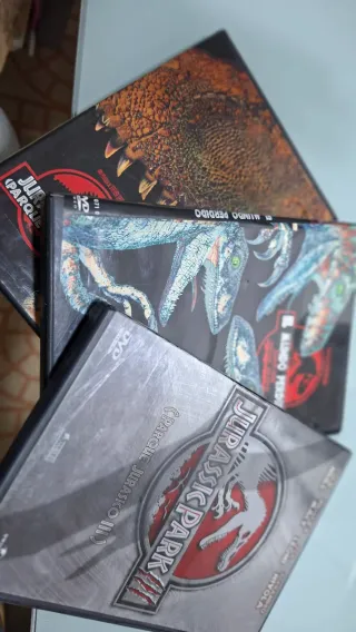 Pack DVD Jurassic Park I, II y III