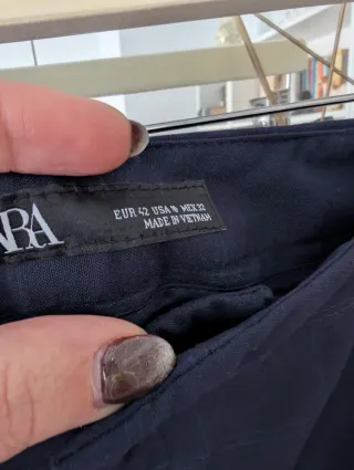 Traje cuadros Zara NUEVO - Talla 40