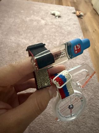 Brújula y pinza de orientación