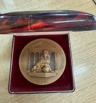 Medalla Constitución Española 1978 Bronce