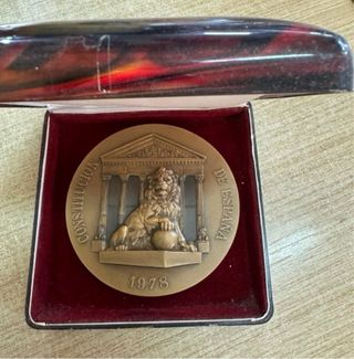 Medalla Constitución Española 1978 Bronce