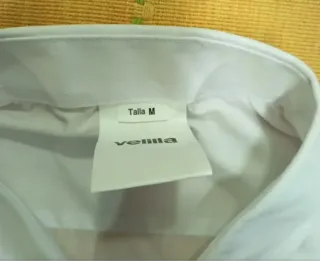 Camisa Velilla Manga Corta Talla M Blanca
