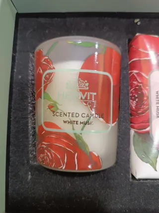 Candela e saponetta profumate