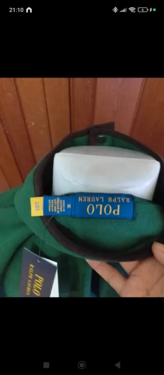 Sudadera Polo Ralph Lauren Verde Hombre