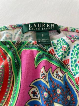 Blusa Lauren Ralph Lauren Multicolor Talla S