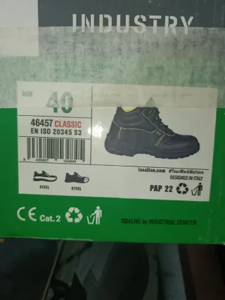 2 pares de Zapatos de seguridad 2 pares de botas