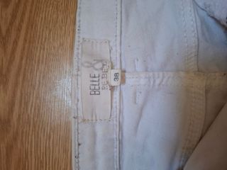 Vaqueros cortos blancos