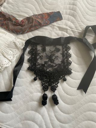 Maniquí Ropa Regional Naranja y Negro