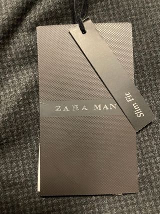 Pantalón Zara Gris Talla M