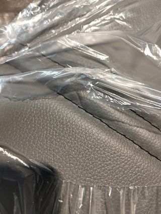 Juego de 6 Sillas AXISS Tapizadas PU Gris