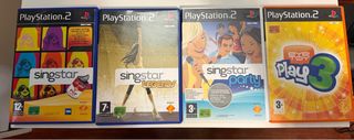 Pack PS2: Singstar + Eyetoy + Juegos
