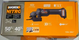Amoladora Angular Worx Nitro WX815.9 115mm