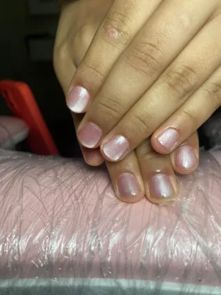 Uñas Postizas Francesas Beige y Multicolor