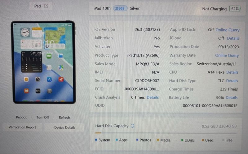 iPad 10ª Gen 256GB Wifi afbeelding 10