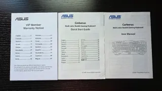 Teclado Gaming Asus Cerberus Arctic Edition