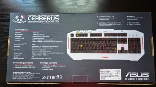 Teclado Gaming Asus Cerberus Arctic Edition