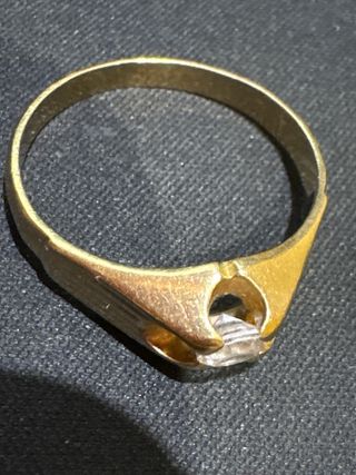 Anillo Oro 18k Diamantes 6.19g