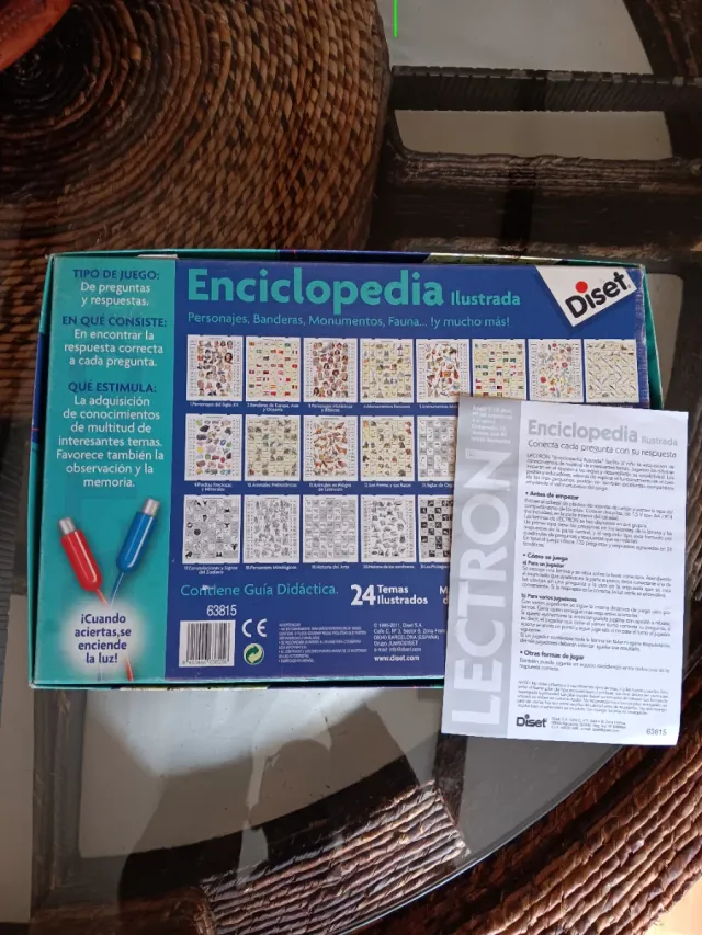 Juego Lectron Enciclopedia - Estilo Vintage