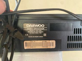 Reproductor VHS Daewoo