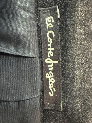 Abrigo Dustin El Corte Inglés, negro 56/XL