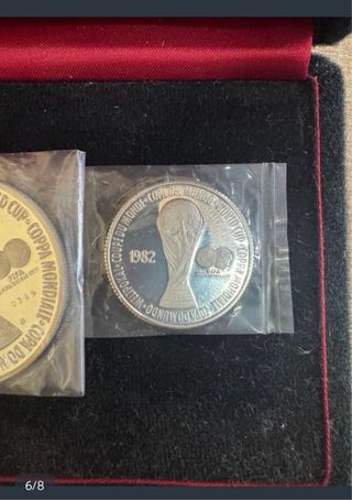 Estuche 3 Monedas Plata Mundial España 82