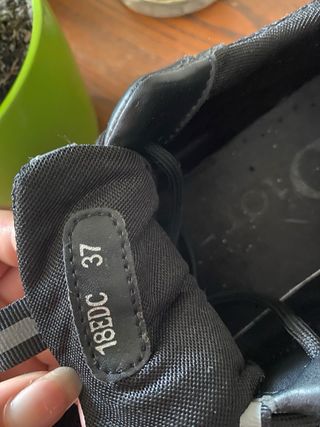 Zapatillas Dior Negras