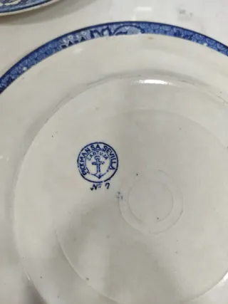 Vajilla Pickman Cartuja de Sevilla