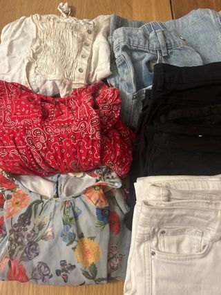Lote 3 vestidos y 3 pantalones