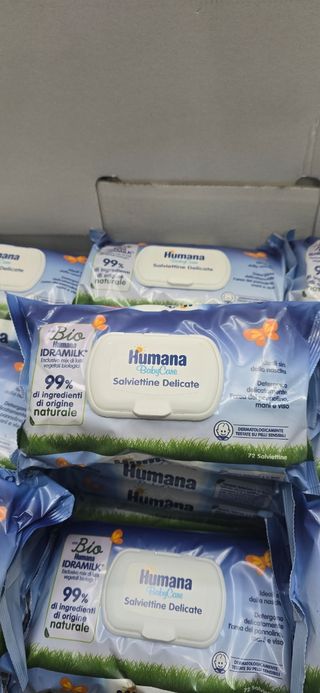 Humana salviettine 72pz