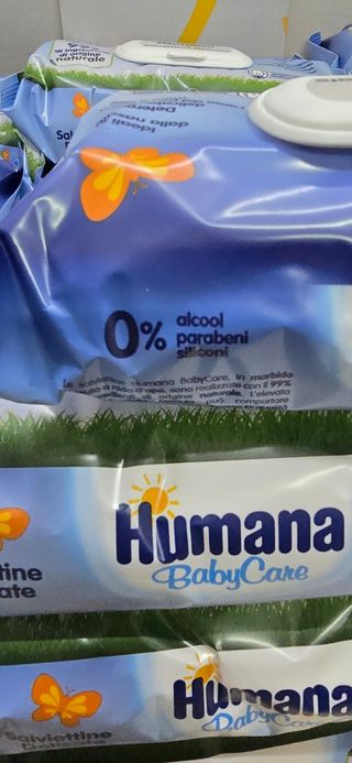 Humana salviettine 72pz