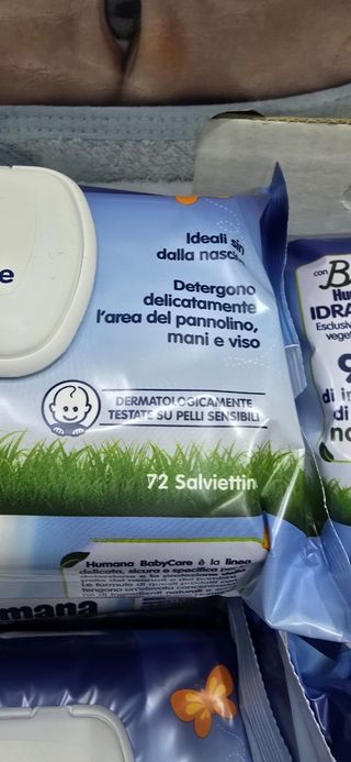 Humana salviettine 72pz