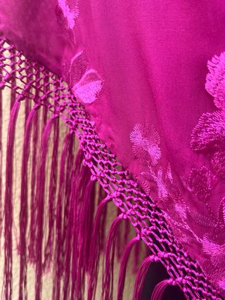 Mantoncillo Flamenca buganvilla