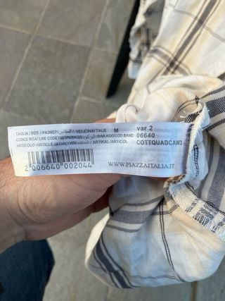 Camicia quadri donna Piazza Italia