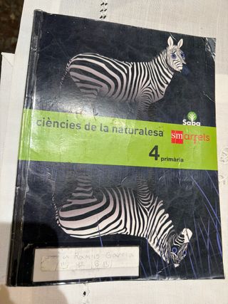 Ciències de la naturalesa. 4 Primària. Saba